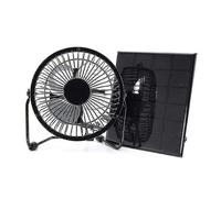 Ventilateur de table portable, conception en métal avec un grand flux d'air pour un refroidissement à haute vitesse dans divers environnements (6