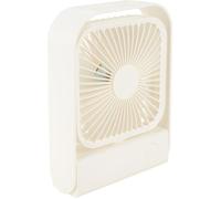 Voltman - Ventilateur de Table Rechargeable 15 cm - Blanc