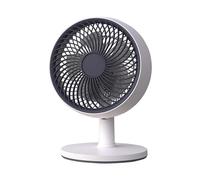 Ventilateur de table rechargeable - Mini ventilateur oscillant USB pour la maison et le bureau - Circulateur d'air électrique compact avec flux d'air puissant