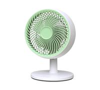 Ventilateur de table rechargeable - Mini ventilateur oscillant USB pour la maison et le bureau - Circulateur d'air électrique compact avec flux d'air puissant