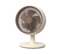 Ventilateur de table rechargeable - Mini ventilateur oscillant USB pour la maison et le bureau - Circulateur d'air électrique compact avec flux d'air puissant