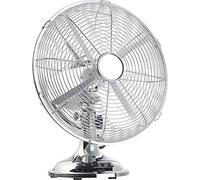 Ventilateur de table rétro 35 W/Ø 30 cm avec fonction oscillation VT-350.t [Sichler Haushaltsgeräte]
