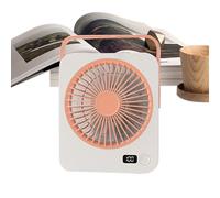 Ventilateur De Table - Ultra Quiet Rechargeable | Vitesse 360 ° Roue | Grille-grille De Refroidissement Pour Petits Ventilateur Portable Pour Maison Et Voyage | Inclinaison Variable | Mini