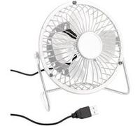Mini ventilateur USB - Pearl - Ø 10 cm - Blanc - 2,5 W - Silencieux