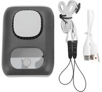 Ventilateur de taille personnel 4000mah rechargeable cou suspendu avec 5 vitesses moteur brushless pour le camping en plein air lieu de travail