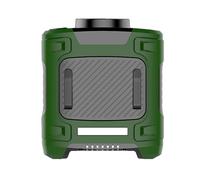 Ventilateur de taille personnel | Ventilateur à clip rechargeable pour chemise avec lumière LED | 3 vitesses de réglage du vent par temps chaud indispensable pour les voyages, le fitness, le travail