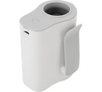 Ventilateur de taille portable 4000mAh Ajustable Silencieux USB Rechargeable Clip On Wearable Neck Waist Cooling Fan for Outdoor Camping Travel White