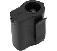 Ventilateur de taille portable 4000mAh Ajustable Silencieux USB Rechargeable Clip On Wearable Neck Waist Cooling Fan for Outdoor Camping Travel Black