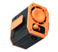 Ventilateur de taille portable à vitesse réglable avec clip sur ceinture 3600 mAh ABS texture pour extérieur, voyage, camping