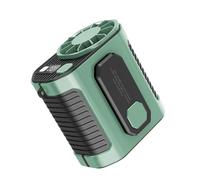 Ventilateur de taille portable - Courroie de refroidissement à 3 vitesses - Dispositif de refroidissement extérieur facile à utiliser