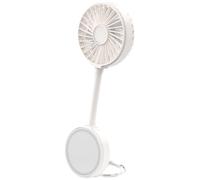 Ventilateur de téléphone 900mAh 7 VANE TYPE-C-C 3 Niveau à faible bruit Magnétique Ventilateur de téléphone avec bague magnétique, cou et support flexible pour le bureau pour la maison, l'école, le b