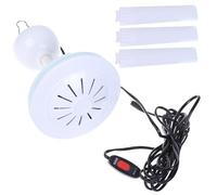 Ventilateur de tente 12 V 20 W 88,9 cm Mini ventilateur de plafond à suspendre Refroidissement d'été Camping