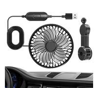 Ventilateur de tête de voiture - ventilateur de voiture pour appuie-tête de siège arrière avec 3 vitesses - ventilateur silencieux pour berline van minibus camping-car