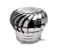 Ventilateur de toit à turbine en acier inoxydable, couvercle de cheminée rotatif pour circulation de l'air intérieur, conduit de séchage, abri de jardin