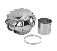 Ventilateur de toit à turbine en acier inoxydable de 150 mm, capot de cheminée rotatif for ventilation anti-refoulement