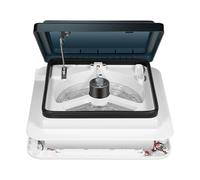 Ventilateur de Toit Camping-Car 12V avec LED - IP68 Étanche - Ouverture 28x28cm - Moteur 5W Super Silencieux