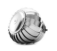 ventilateur de toit, Capot rond d'air en acier inoxydable 304, diffuseurs d'air, for ventilation et échappement(400mm)
