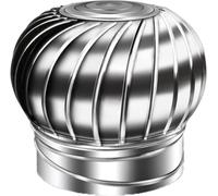 Ventilateur De Toit, Chapeau De Cheminée Rotatif en Acier Inoxydable, Couvercle De Ventilation De Toit pour Turbine, Pare-Oiseaux Rotatif, Chapeau De Cheminée Polyvalent Anti-refoulem, 450mm