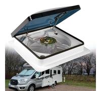 Ventilateur De Toit De Caravane À 3 Vitesses Réglables for Camping-Car 40 X 40 Cm Toit Ouvrant avec Télécommande Et Capteur De Pluie