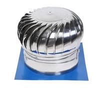 Ventilateur De Toit D'éoliennes Non Électriques,Capuchon De Pluie | Conception rotative, acier inoxydable 304,aucune consommation,fonctionnement silencieux(160mm/6.3in)