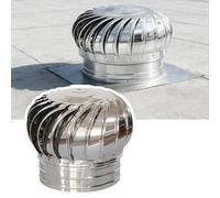 Ventilateur de toit en acier inoxydable de 100 mm - Capuchon rotatif de qualité 304 - Ventilation de grenier - Étanche à la pluie - Fonctionnement silencieux - Facile à installer - Pour construction