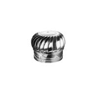 Ventilateur de Toit Non électrique en Acier Inoxydable, Couvercle Rotatif for cheminée, for Maisons, usines, greniers et fermes(40cm/15.6in)