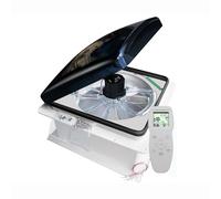 Ventilateur de toit pour camping-car avec capteur de pluie et télécommande, 10 vitesses réglables, idéal pour les remorques fermées et les camping-cars, améliore la circulation de l'air et le confort