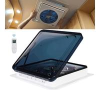 Ventilateur De Toit pour Camping-Car, Caravane, Camping-Car, Camping-Car, Dimensions 40 X 40 Cm, 10 Vitesses De Réglage De La Vitesse du Vent.