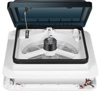 Ventilateur de toit pour caravane, aspiration d'air bidirectionnelle, fonctionnement silencieux, BLANC