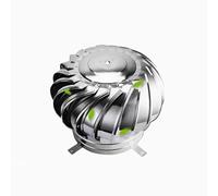 Ventilateur de toit rotatif 304 en acier inoxydable 110-600 mm Design durable résistant aux intempéries Circulation d'air efficace pour maisons et bâtiments