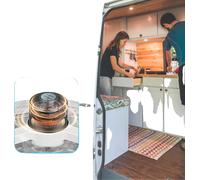 Ventilateur de toit RV, flux d'air bidirectionnel, fonctionnement silencieux, grille anti-insectes