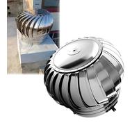 Ventilateur de turbine de toit, ventilateur de toit en acier inoxydable 304, capuchon de cheminée rotatif pour maisons, usines, greniers, fermes, support galvanisé, antirouille, universel