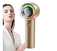 Ventilateur de Turbo portable, ventilateur de poche - Ventile d'affichage LED réglable pour voyage | Ventilateur portable rechargeable, refroidisseur d'air pour maison, studio