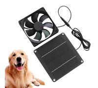 Ventilateur de ventilation à énergie solaire - Extracteur d'air résistant aux intempéries de 20 W avec panneau solaire extérieur, système de refroidissement à flux d'air continu pour les espaces clos