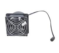 Ventilateur de ventilation à haut débit d'air 12 V avec boîtier en ABS amovible pour tentes de culture, serveur de refroidissement et applications de bricolage Ventilateur d'échappement pour tentes de