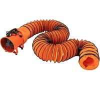 Ventilateur De Ventilation Axiale D’extracteur De Poussière, Ventilateur De Ventilateur Utilitaire D’Extraction De Fumées Commerciales, Ventilateur De 10 Ih avec Tuyau De Conduit De 10 M