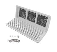 Ventilateur de ventilation RV 480x185 mm Strong Venant à faible bruit, ventilateur d'échappement de sortie d'entrée avec filet de filtre