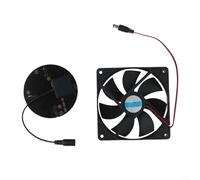 Ventilateur de ventilation solaire 10 W avec panneau en silicone monocristallin pour une utilisation en extérieur dans diverses structures d'animaux et de jardin