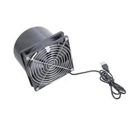 Ventilateur de ventilation USB à canal rond de 12 cm pour boîtier d'imprimante et niches pour animaux domestiques, pot d'échappement et extracteur de fumier de refroidissement