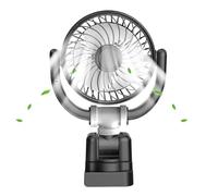 Ventilateur De Voiture Alimenté USB - Puissant Tableau De Bord Dash Cooler USB Alimenté, Roue à 360 Degrés, Ventilateur De Refroidissement De Voiture Pour Siège Et Arrière Pour Camion, SUV,