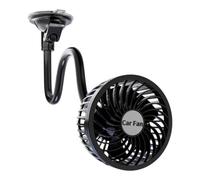 Ventilateur De Voiture De Tasse D'aspiration - Ventilateur De Refroidissement Réglable Rechargeable, Améliorateur De Débit D'air Avec Montagne Soda | Circulation Pour Dashboard, Viag
