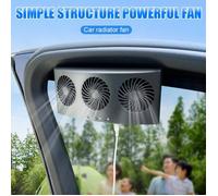 Ventilateur de voiture - MOOHOP - 3 têtes - 2 vitesses - USB - Facile à installer