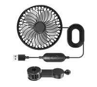 Ventilateur de voiture - rafraîchissant pour siège arrière à trois vitesses | Ventilateur à air réglable compact pour la circulation des pour le confort d'été de la