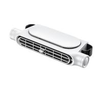 Ventilateur de voiture USB - Portable - Pour le refroidissement du siège arrière - Appuie-tête réglable - Turbine - Ventilateur de voyage compact pour camion et SUV