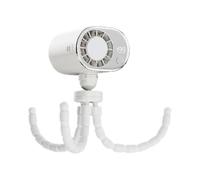 Ventilateur de voiture | Ventilateur à LED à 199 vitesses en forme de poulpe - Petit ventilateur à clip avec rotation à 360 degrés et recharge TYPE-C,pour adultes, été, voyage, camping, salle