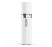 Ventilateur de voyage compact à énergie solaire, rechargeable par USB, avec 5 vitesses, lampe LED et support réglable pour le camping, les études et les espaces de travail, refroidissement intérieur