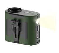 Ventilateur de voyage portable : ventilateur à sangle portable avec 5 réglages de vitesse. Accessoire de refroidissement silencieux avec flux d'air optimisé pour le camping en plein air, les voyages
