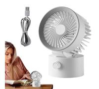 Ventilateur de voyage pour dormir, fans de bureau petit calme | Petit fan de bureau personnel puissant USB,Appareil de refroidissement personnel léger compact pour les camarades de classe et les
