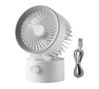 Ventilateur de voyage pour dormir, fans de bureau petit calme, Ventilateur de voyage USB tranquille portable personnel, Refroidisseur de chambre compact, appareil de refroidissement personnel léger po