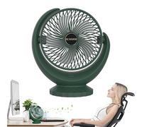 Ventilateur de voyage - Ventilateur portable rechargeable, refroidisseur personnel portable | Ventilateur silencieux avec réglages à 3 vitesses, idéal pour bureau, extérieur, chambre à coucher